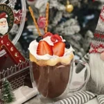 Mixed berry hot chocolate