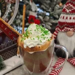 Pistachio hot chocolate