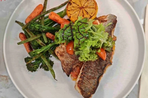 Grilled seabream